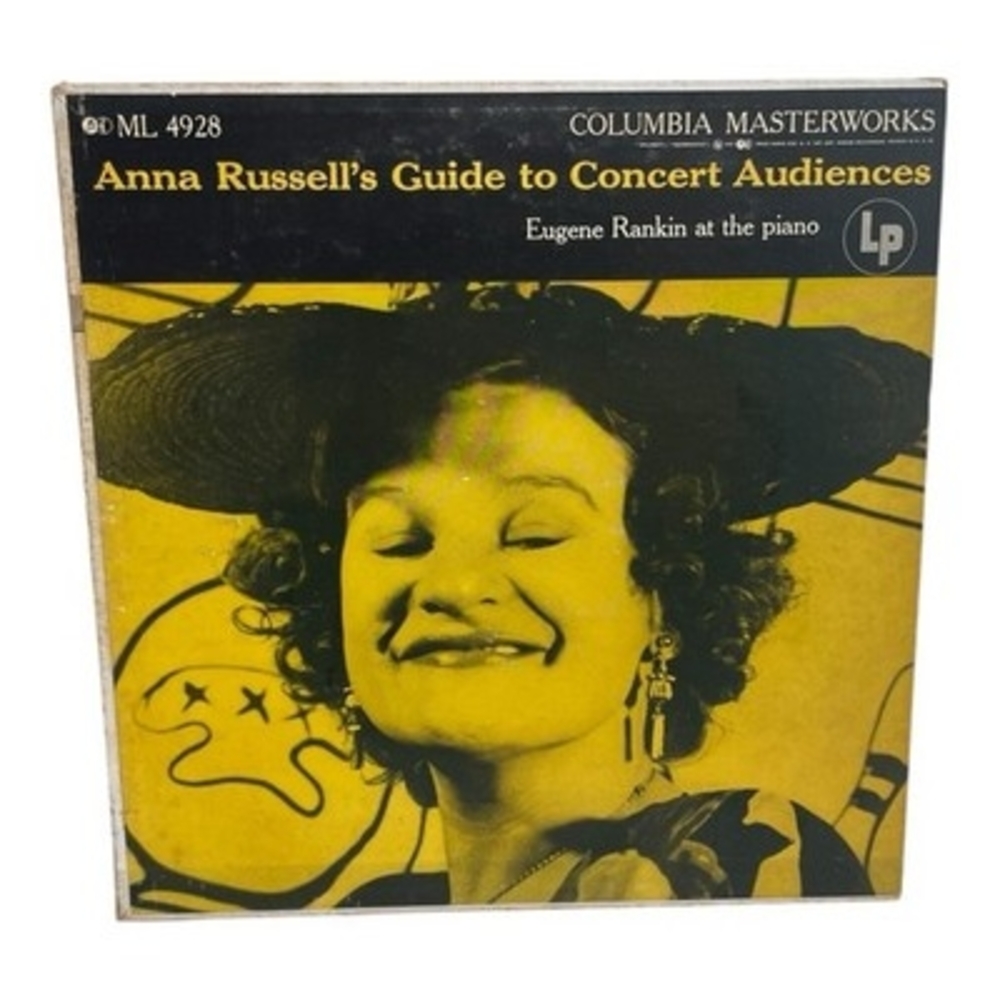 Anna Russell's Guide To Concert Audiences LP Vinyl 1954 Columbia Mono